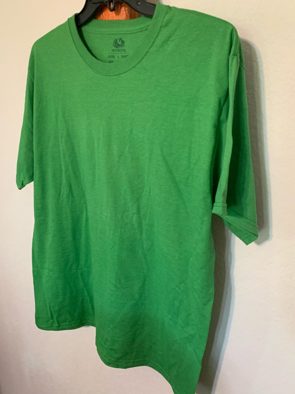 Fruit of the Loom Bright Green Crew Neck T-Shirt